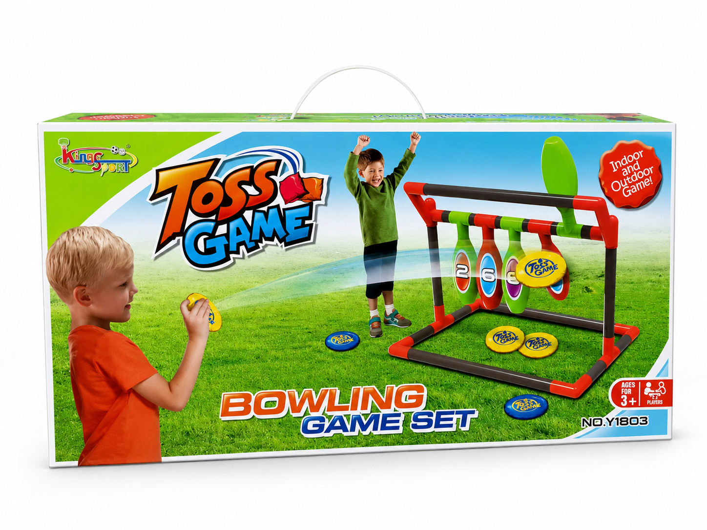 بازی پرتاب حلقه و دیسک کودکان (Toss Game Bowling Game Set