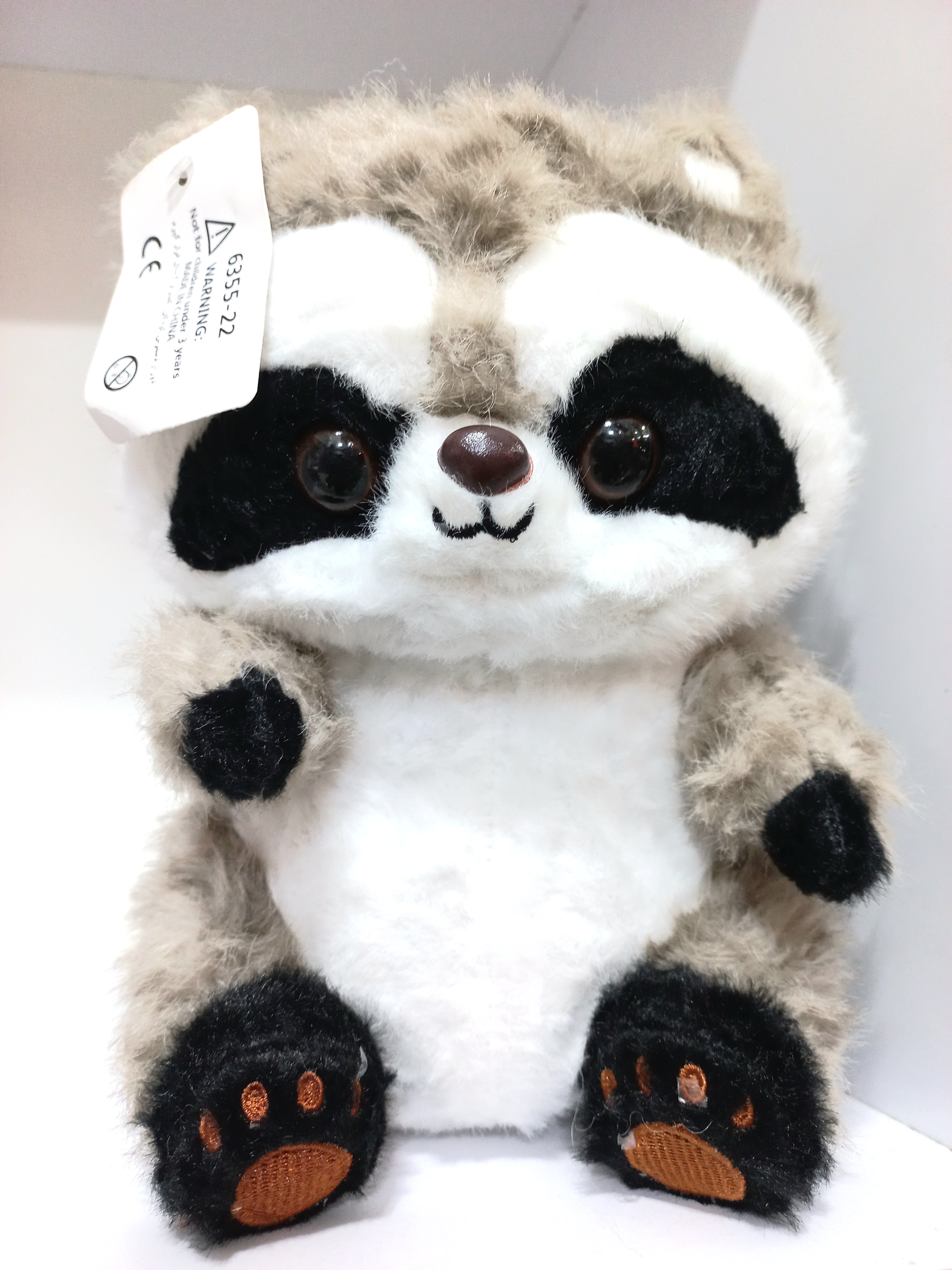 عروسک پولیشی راکون (Raccoon Plush Doll)