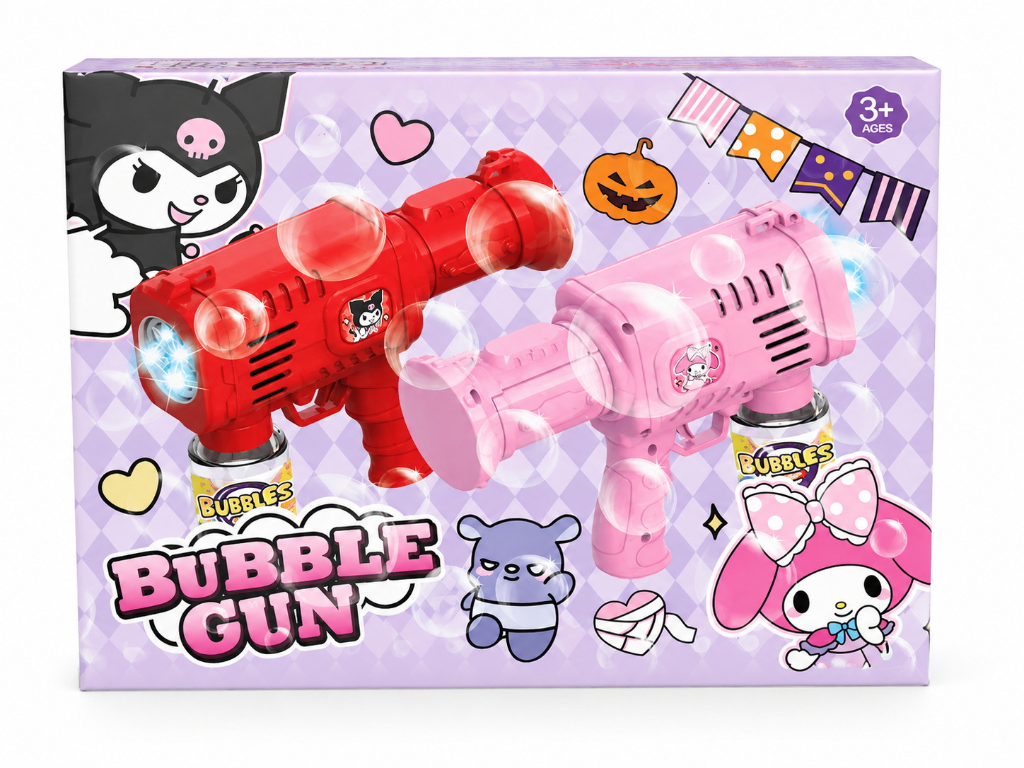 تفنگ حباب‌ساز فانتزی طرح کرومی Bubble Gun
