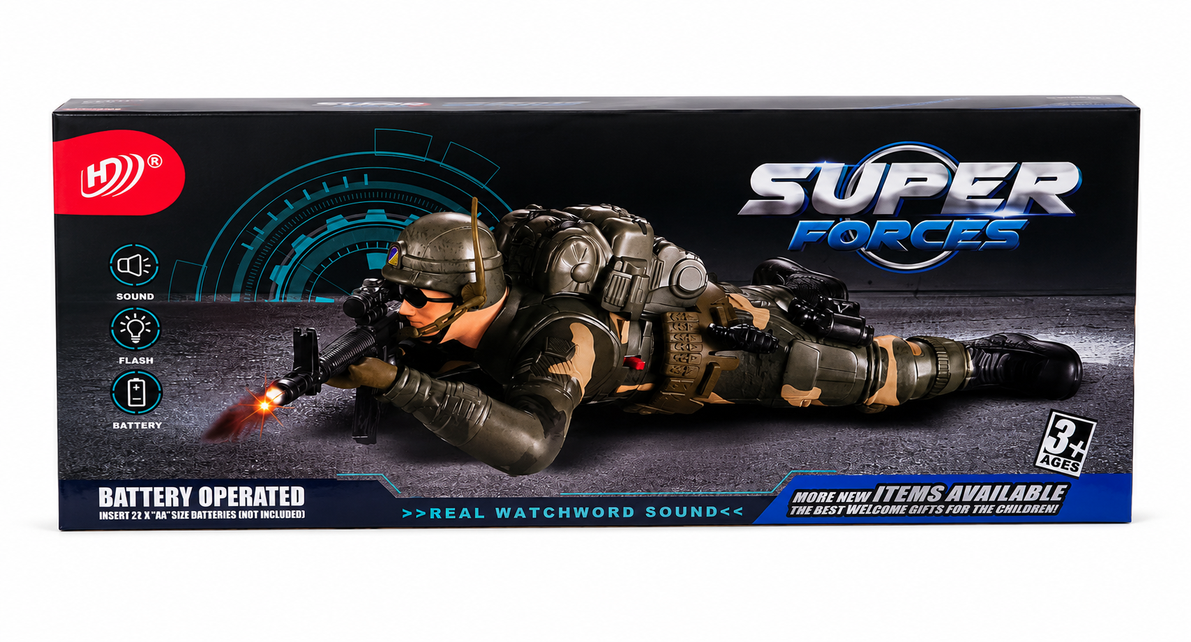 سرباز جنگی موزیکال مدل Super Forces