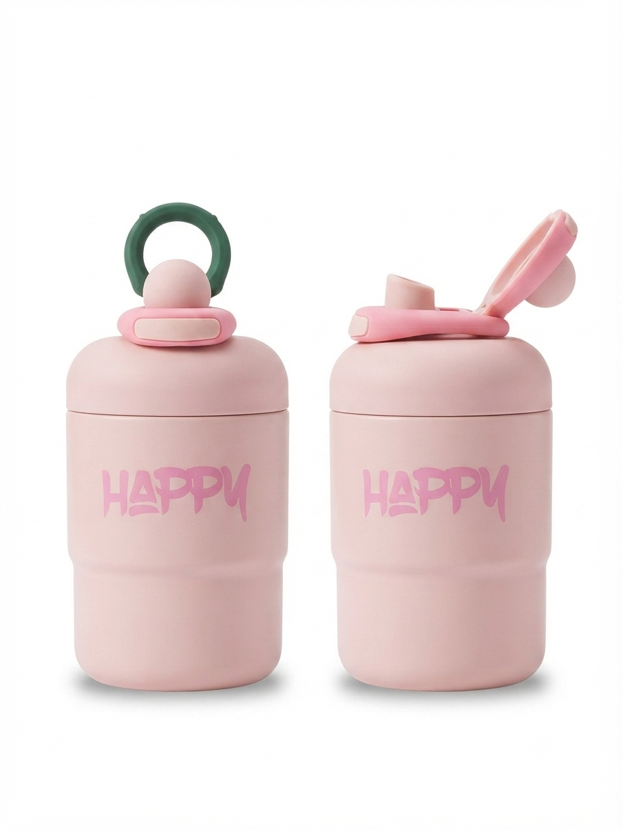 تراول ماگ طرح Happy آسان نوش دسته دار