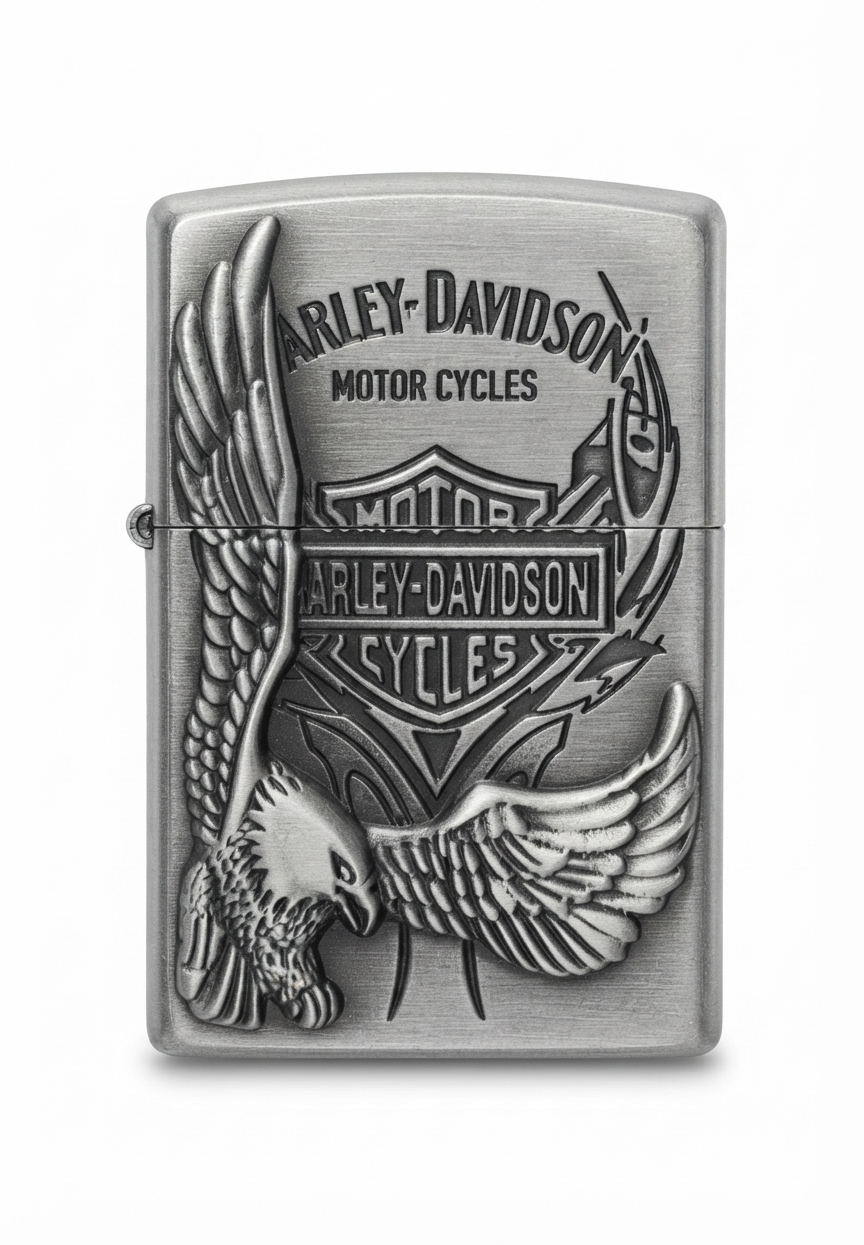 فندک طرح زیپو طرح عقاب هارلی دیویدسون Harley davidson
