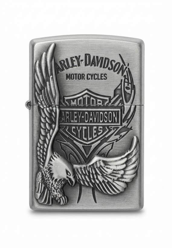 فندک طرح زیپو طرح عقاب هارلی دیویدسون Harley davidson