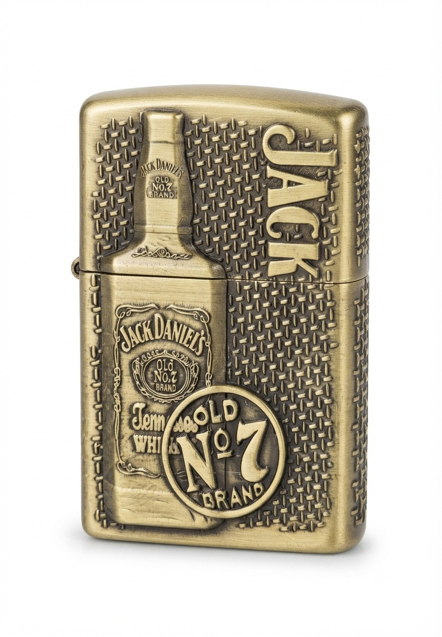 فندک طرح زیپو طرح جک دنیل JAck