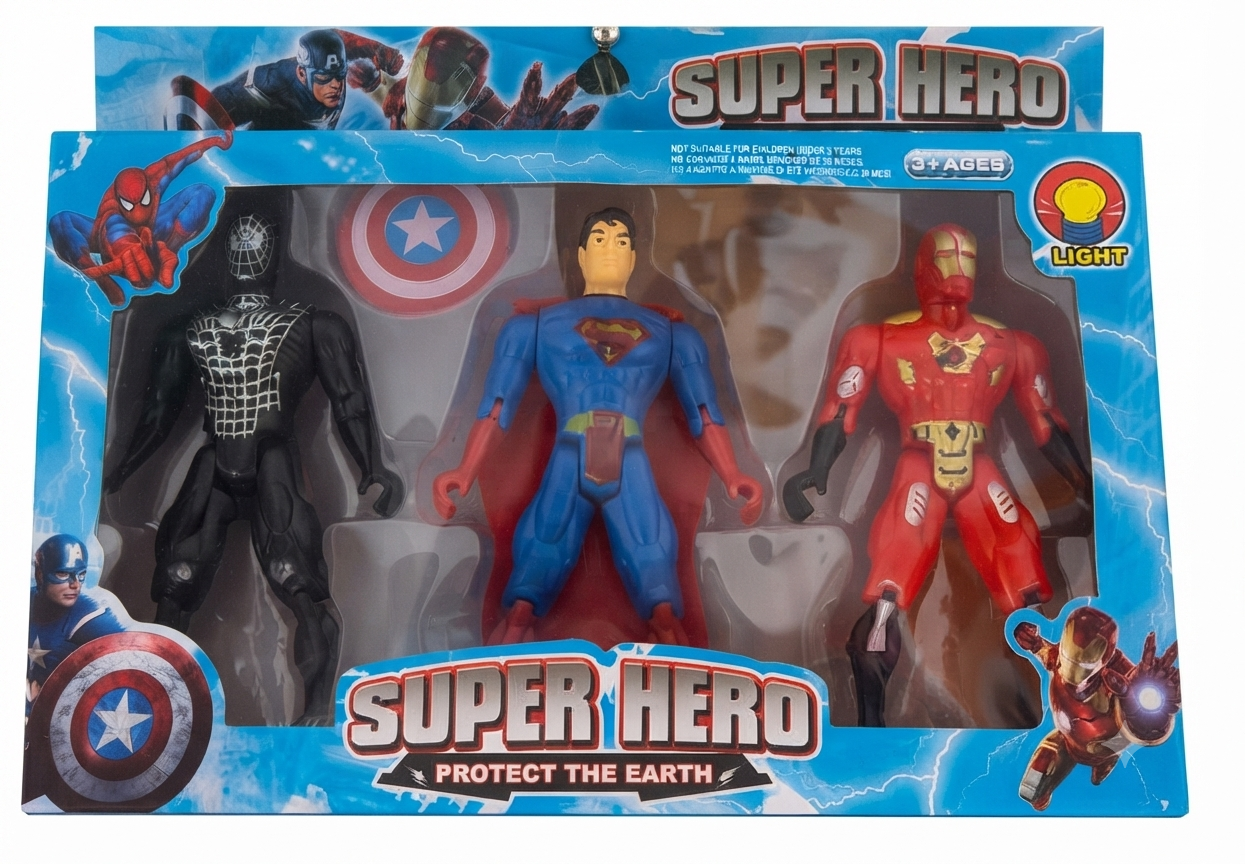 ست فیگور ۳ عددی SUPER HERO