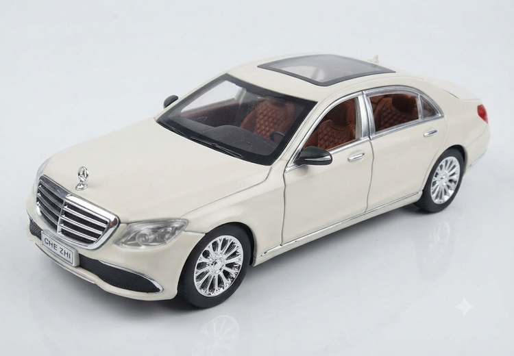 ماکت ماشین فلزی مرسدس بنز E300L موزیکال چراغدار درب بازشو