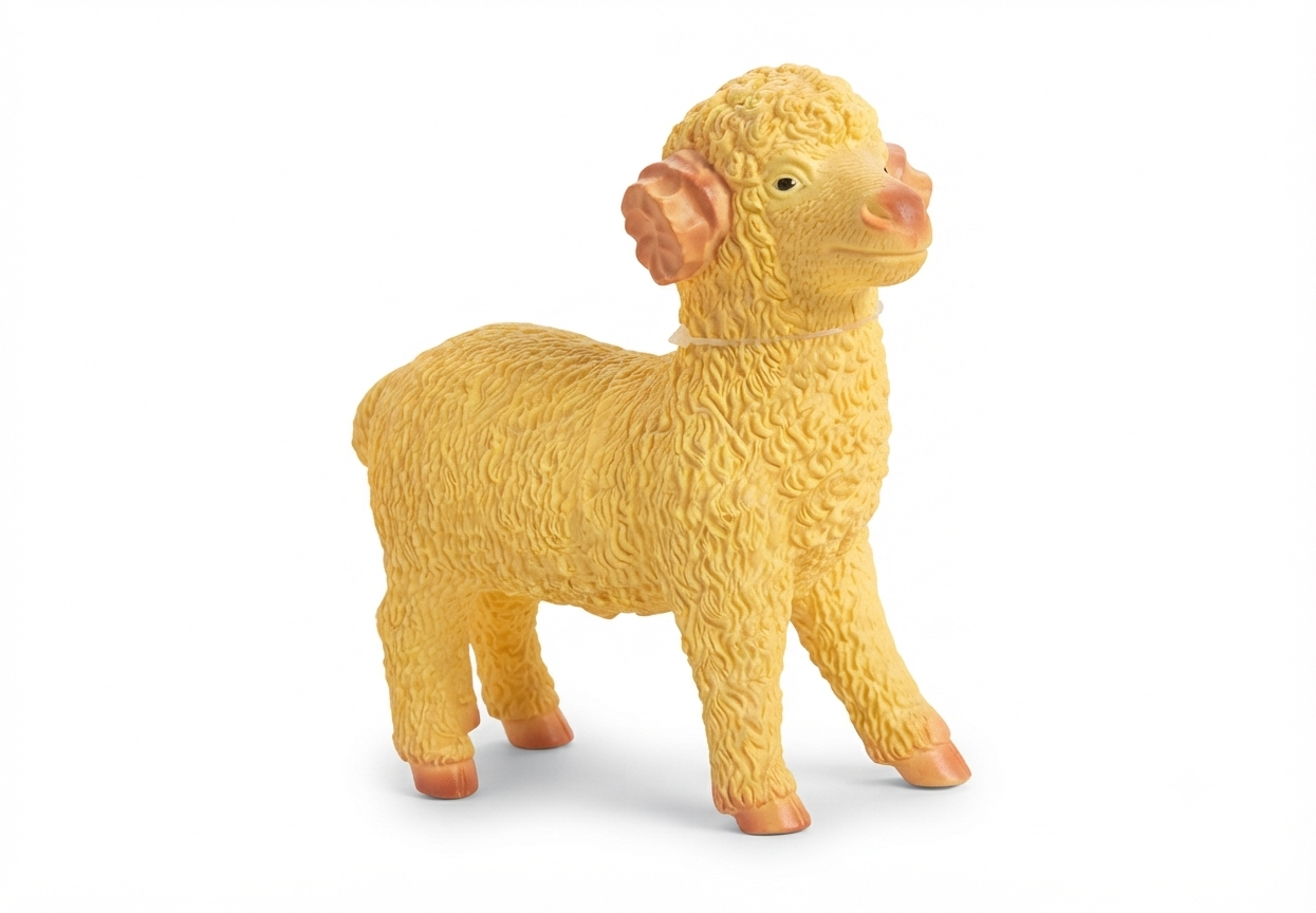 فیگور حیوانات گوشتی نرم صدادار طرح گوسفند Sheep